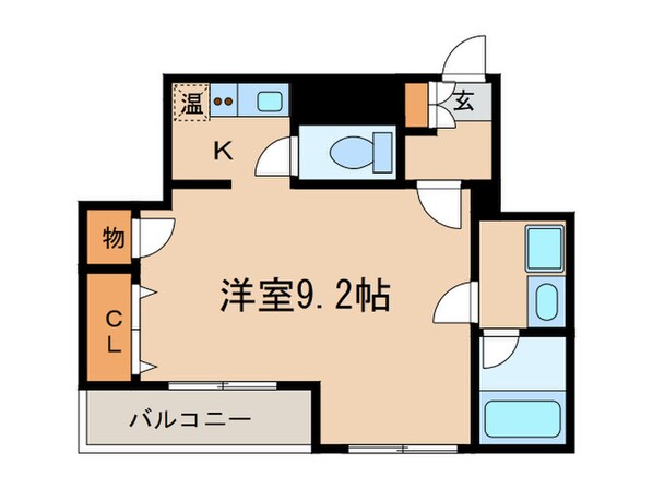 フィーブルサカエの物件間取画像